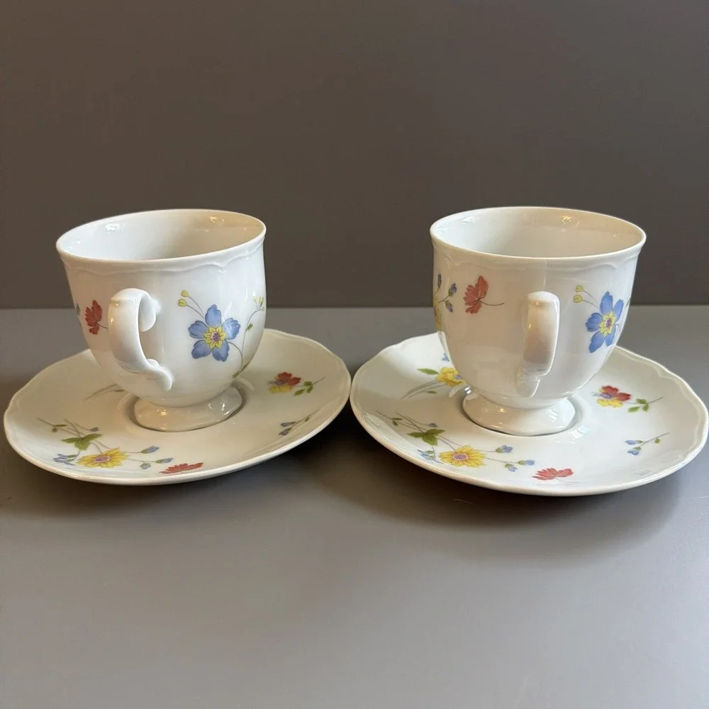 Set of 2 Vintage 1980s Rhythm China 